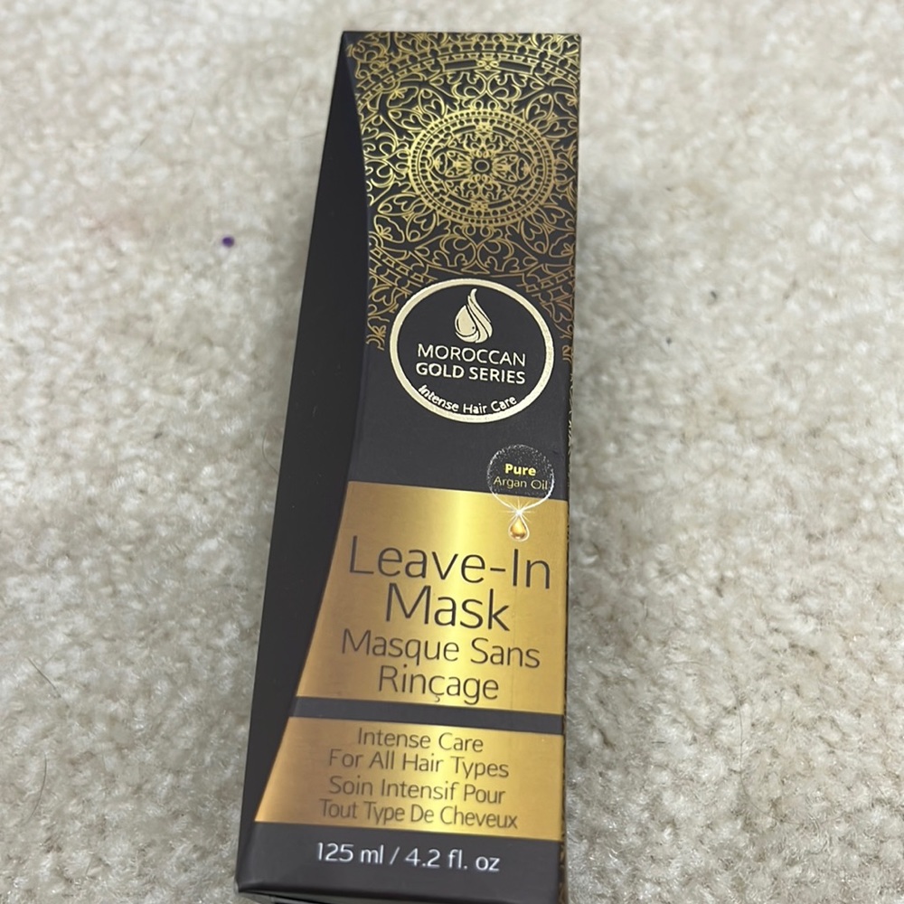 BRAND NEW Moroccan Gold Series Leave in Mask